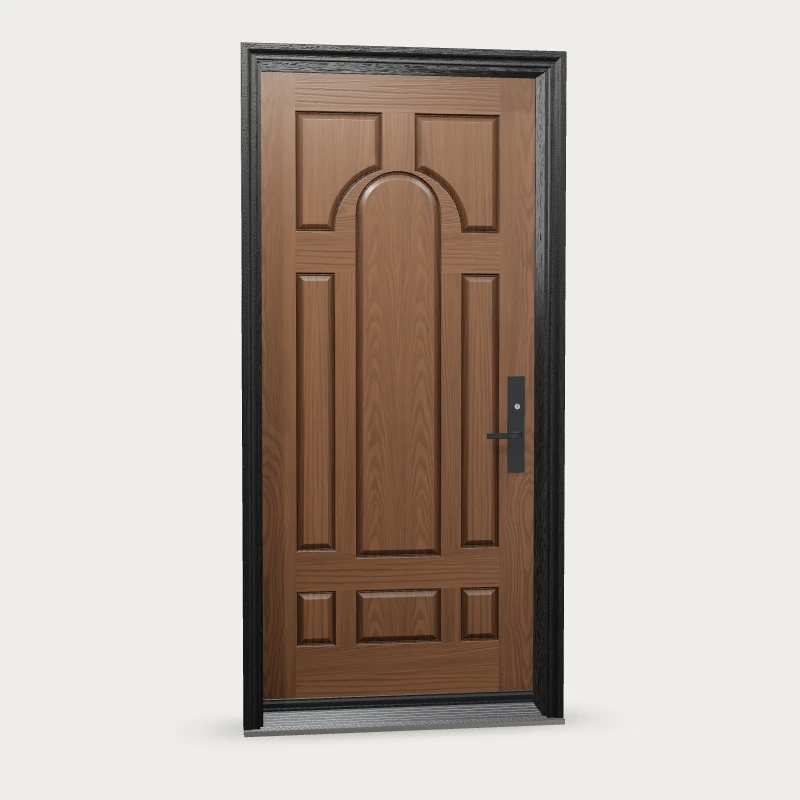 WG81 · Parliament Fiberglass Entry Door shown with optional finish and hardware upgrades
